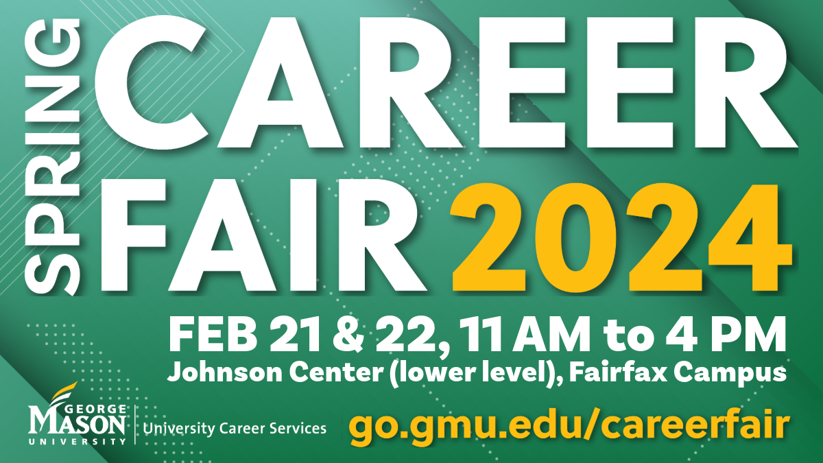 Spring Career Fair GMU College of Science